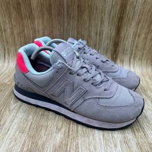 New Balance x FIGS 574 Women's Size 7.5 Gray Suede Shoes Sneakers WL574FGG